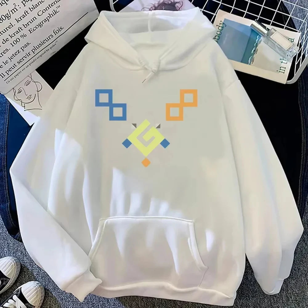 2025 Genshin Impact Kinich Ajaw Hoodie Fashion Women Aesthetic Hoodies Unisex Autumn Winter Harajuku Vintage Pullovers Sweatshi