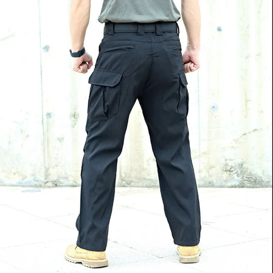 Tactical Pants For Men Casual Multi Pockets Cargo Trousers Male Quick Dry Outdoor Waterproof Work Trousers Breathable Overalls