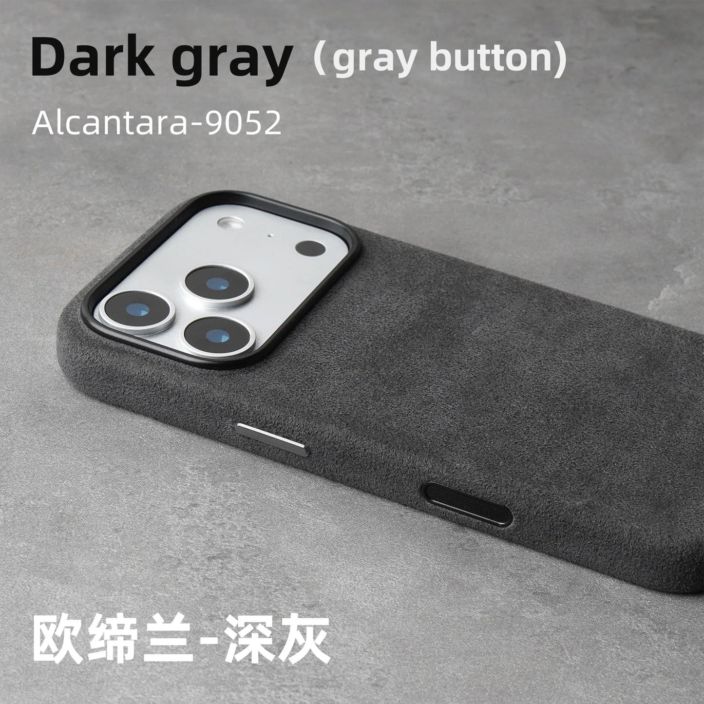 Case for iPhone 17 16 Pro Max Compatible Magsafe Business Supercar Interior Same Suede Leather Phone Cover
