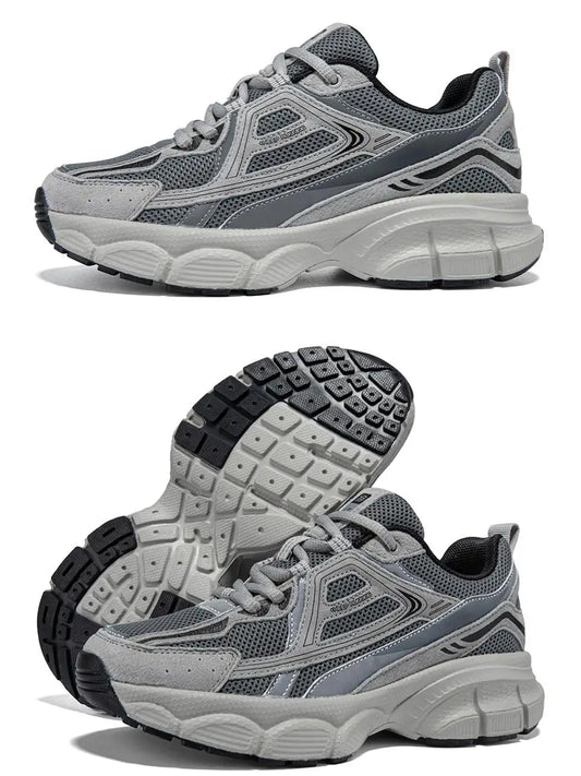 Women Running Shoes Lightweight Breathable Sport Shoes Female Comfort White Casual Sneakers Height Increase Cushioning