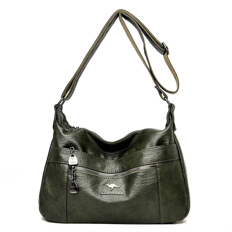 New Genuine Brand Leather Sac Luxury Handbags Purses Women Bags Designer Shoulder Crossbody Messenger Bags 2024 Female Hand Bag