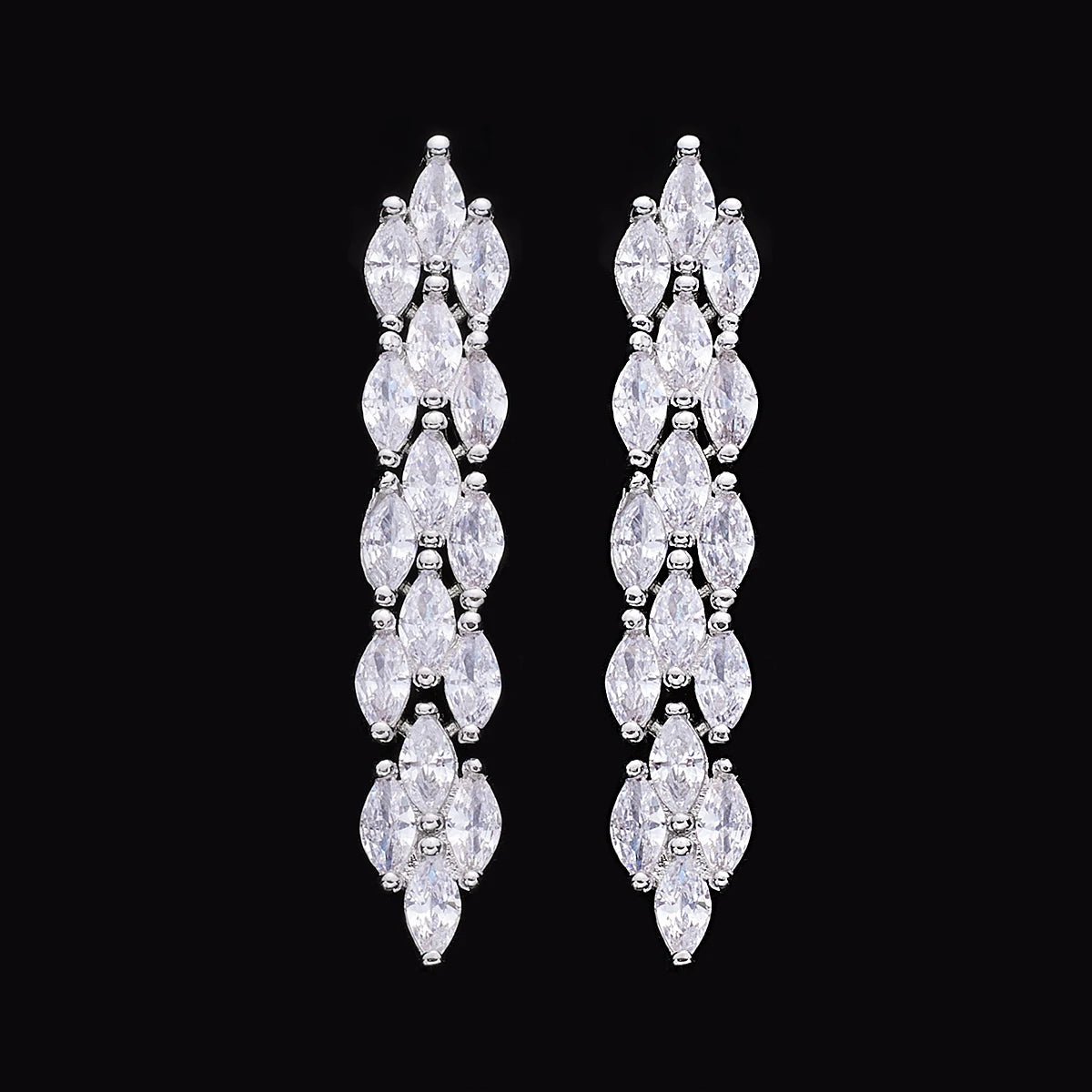 2024 New 4-piece Bridal Cubic Zirconia Full Set Women's Party Jewelry Set Luxury Dubai Nigeria CZ Crystal Wedding Jewelry Set