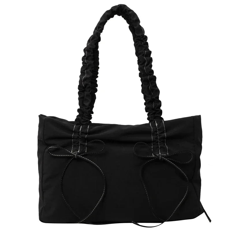 Solid Color Nylon Casual Shoulder Bags Large Capacity High Quality Versatile Crossbody Bags for Women 2025 Fashion Hot Sale