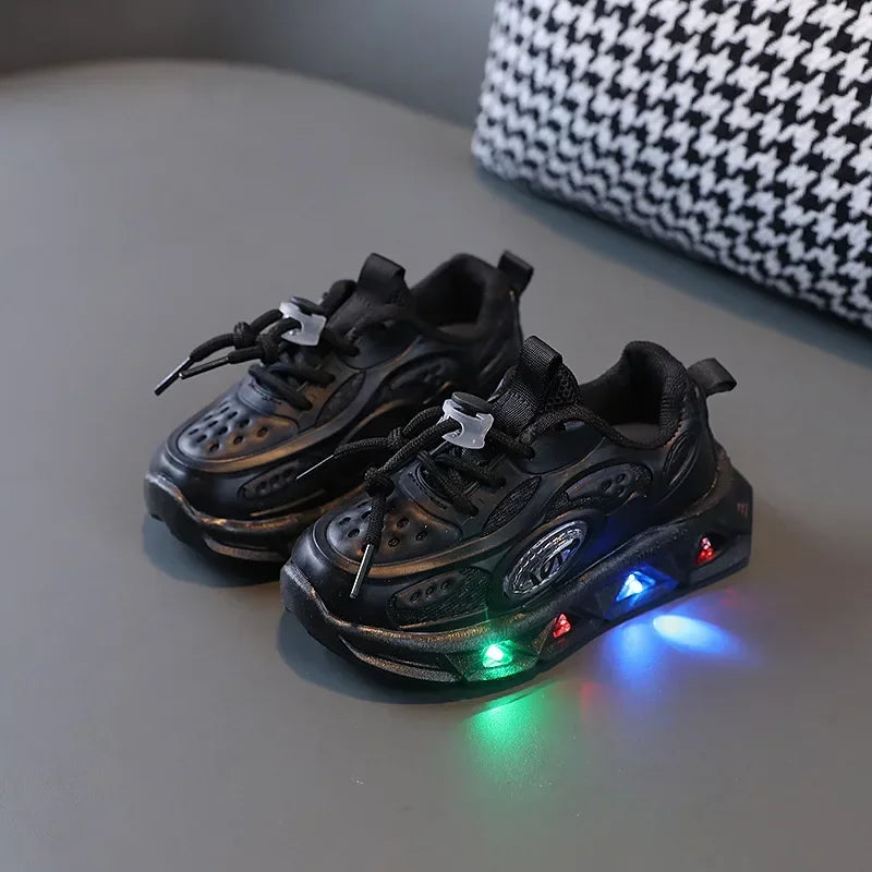 New LED Child Trainers 1-8Years Old Boy Girl Tennis Shoe Sport Shoe for Toddlers Glowing Kid Sneakers Kids Shoe