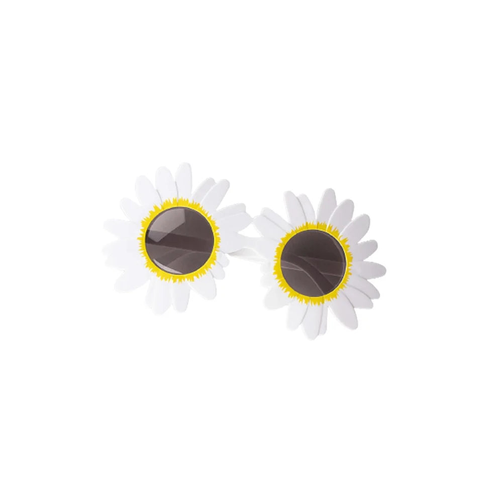 Sunglasses Little Daisy Shape Sun Glasses Funny Party Decorative Eyeglasses Plastic Gathering Picnic Photography Props