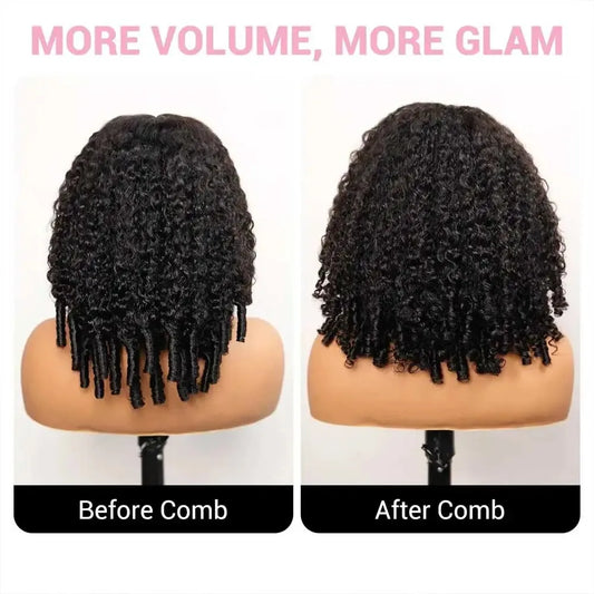 Curly Human Hair Wig 13x4 HD Transparent Lace Frontal Wigs Pre Plucked 250% Density Burmese Human Hair Wigs 28 Inch