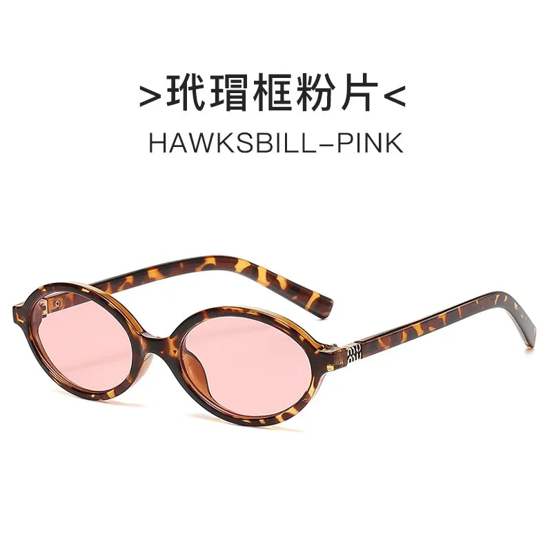 Designer UV400 Sunglasses Women Men New Trendy Oval Sun Glasses Ladies Vintage Small Round Gafas De Sol