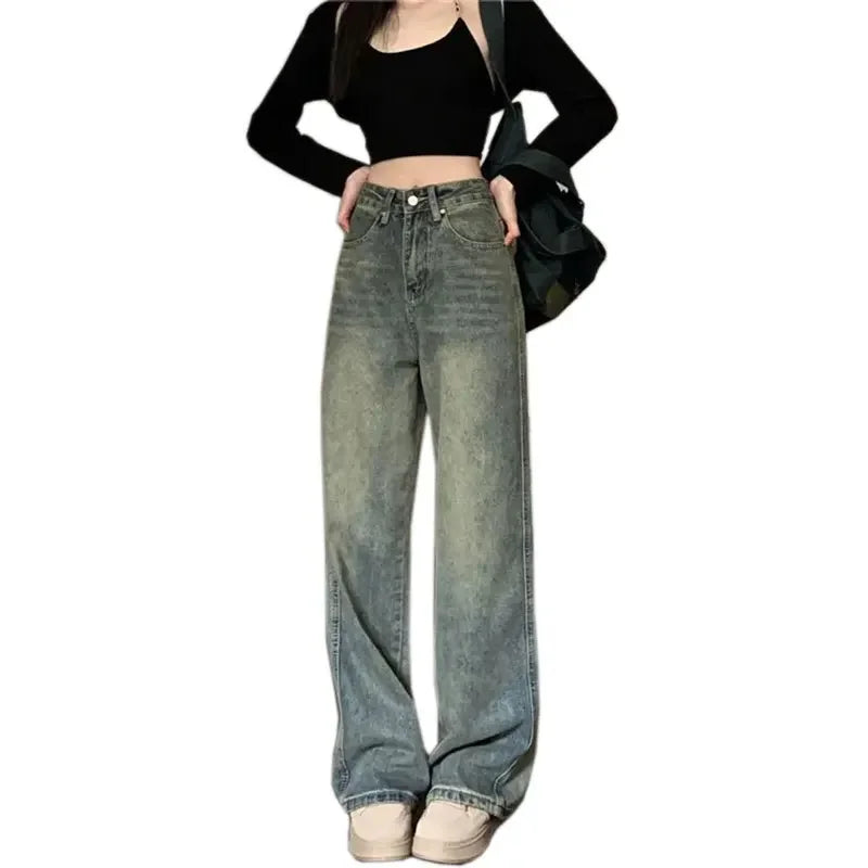 Jeans modeladores vintage de cintura alta