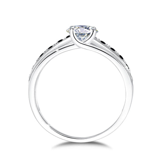 1 Carat Moissanite Rings With Certificate Original 100% Silver 925 Party Designer Jewelry Wife Gift Free Shipping Items