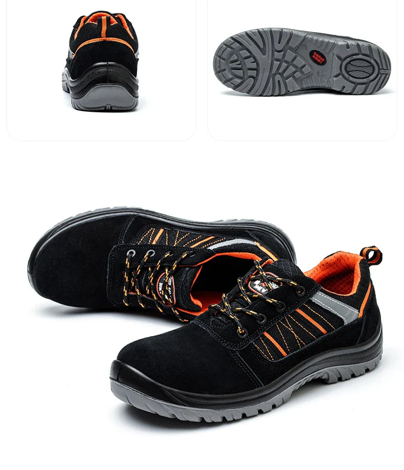 Plastic toe cap composite safety shoes men metal free working boots insulation shoes electrician