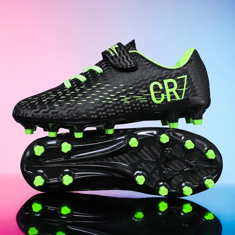New Men Kids Football Boots Grass Boys Professional Non-Slip Ultralight Cleats Match Soccer Shoes Training Shoes Drop Shipping