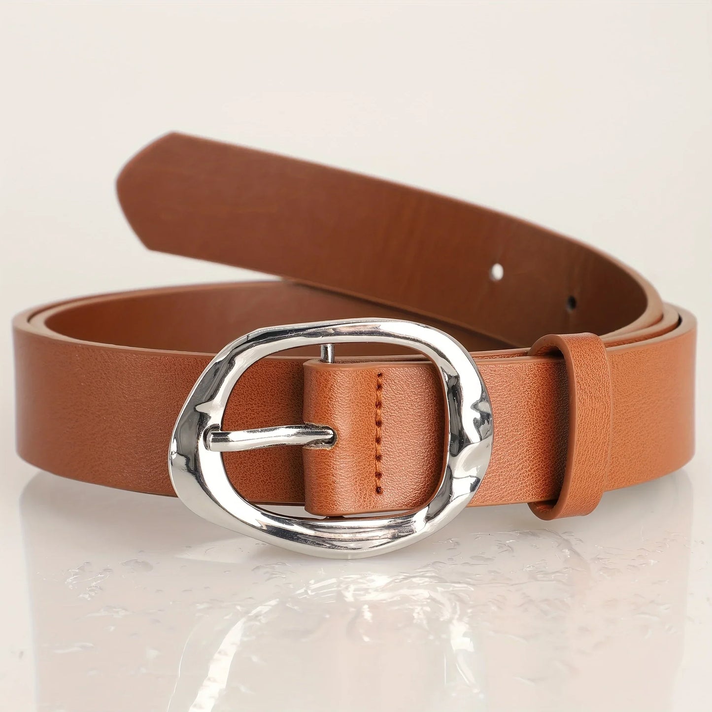 New Luxury Women's Belt Fashion Casual Classic Silvery Buckle Belts Plus Size - Pair with Jeans, Pants, Dress, For Ideal Gifts