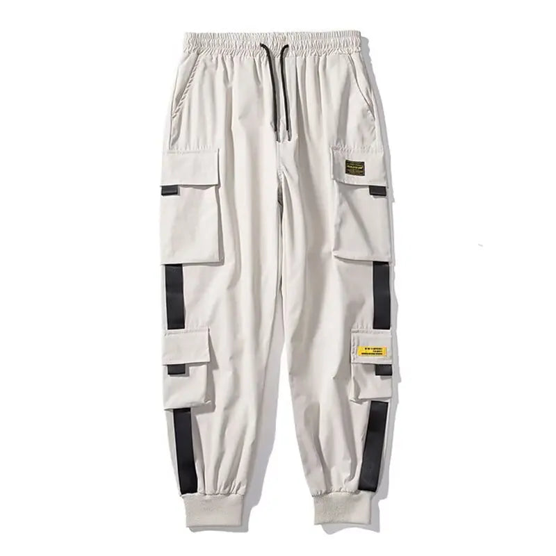 Spring and Summer Men's Casual and Cargo Pants Man Bound Feet Function Versatile Korean Version Trend Men's Trendy Brands