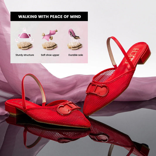 Women's Flat Shoes 2024 New Mesh Hollow Sandals Black Woman Shoes
