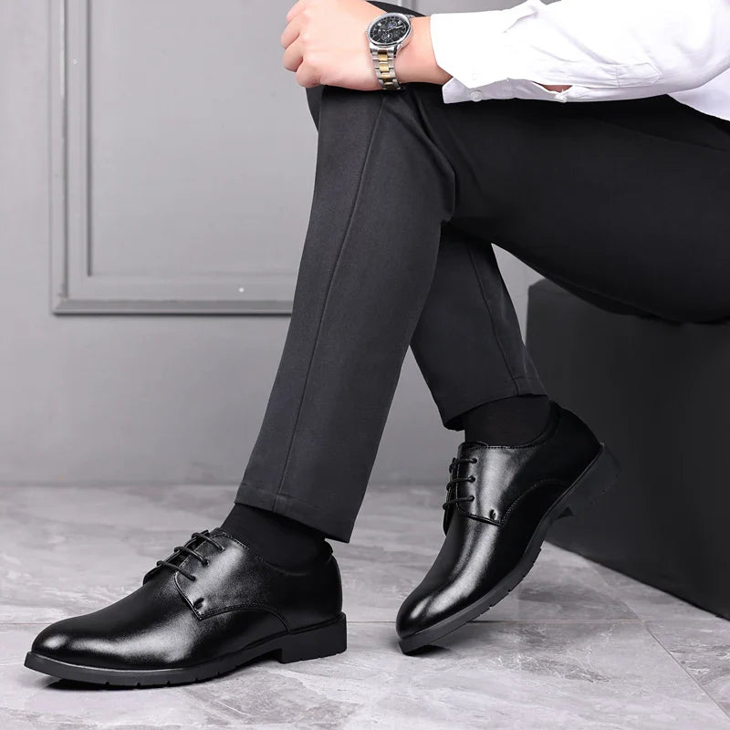Men's Formal Leather Shoes – High-Quality Business & Wedding Dress Footwear