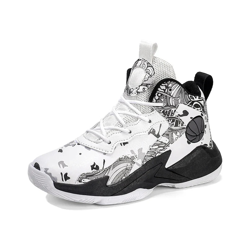 Children's basketball shoes non-slip breathable basketball training shoes with boys and girls basketball shoes sneakers 31-39