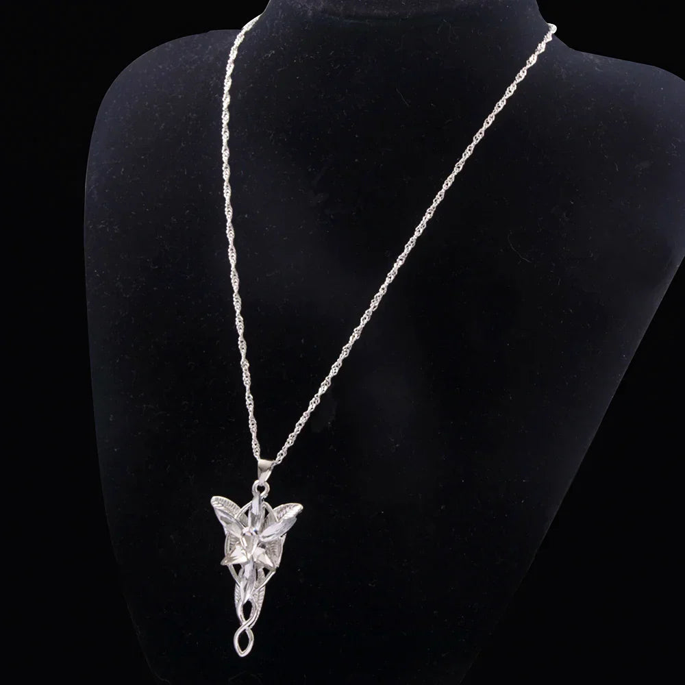 Necklace Silver Color Crystal Pendant Necklaces for Women Girl Party Jewelry Gift Jewelry
