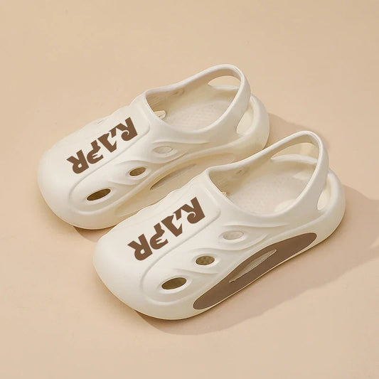 Summer New Children's Shoes Beach Anti-slip Breathable Boy Sandals Fashion Soft Home Children's Sports Shoes 6-12 Years