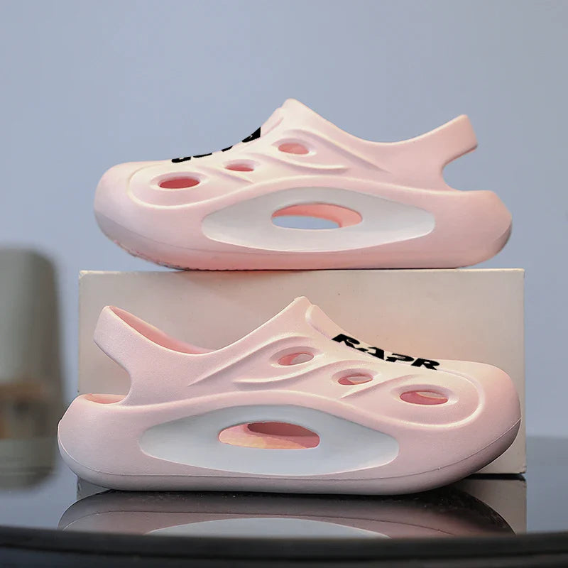 Summer New Children's Shoes Beach Anti-slip Breathable Boy Sandals Fashion Soft Home Children's Sports Shoes 6-12 Years