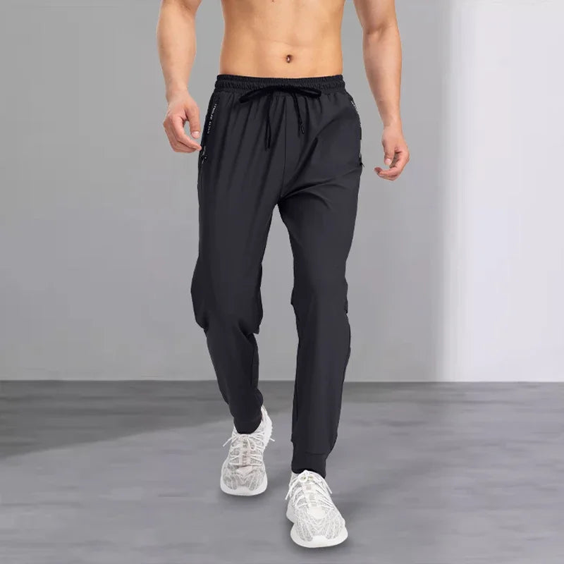 Men's sports pants, sports training pants flexible, gym exercise running, fast dry light weight comfortable fit