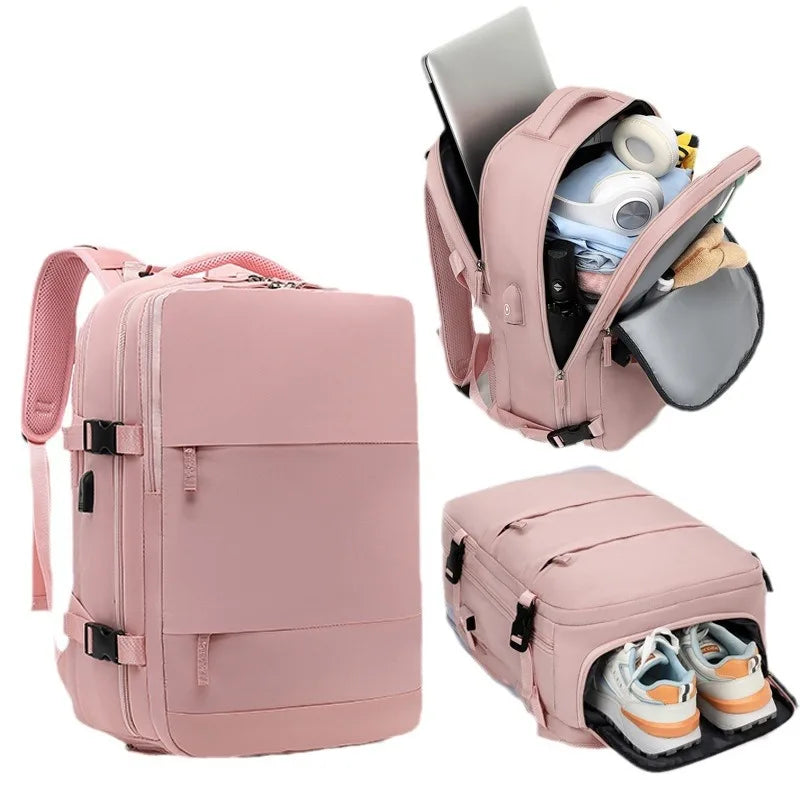 Travel Backpack for Women 40x25x17 Airplane Cabin Backpack Carry-On Luggage 14inch Laptop Backpack Casual Schoolbackpack