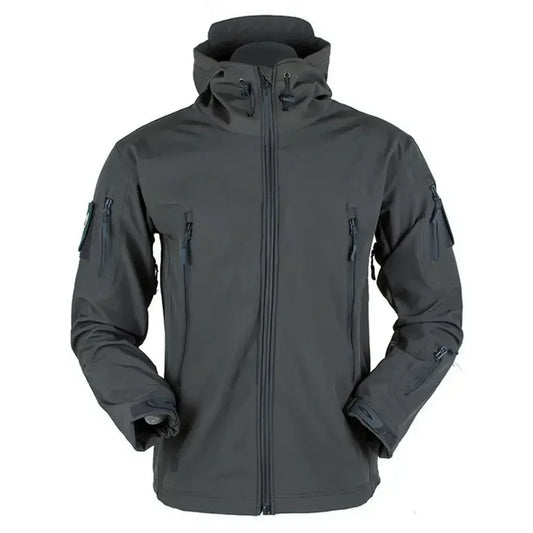 Military Waterproof Jacket Men's jacket Outdoor Soft Fleece Women's Windproof Breathable Thermal Hooded Suit Jackets