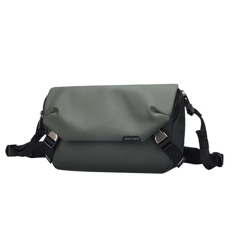 Leather Waterproof Multifunction Messenger Bag Large Capacity Sling Shoulder Bags mens crossbody bag