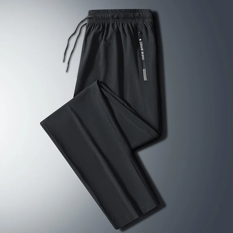 Running Pants Summer Breathable Fitness Sports Trousers Jogging Daily Casual Sports Pants Men Ultra-thin Ice Silk Cool Pants