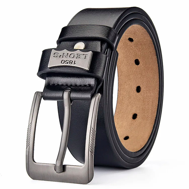 Buckle Leather Casual Jeans Belt Men High Quality Retro Luxury Male Strap Cintos 3 Colors 2023 NEW
