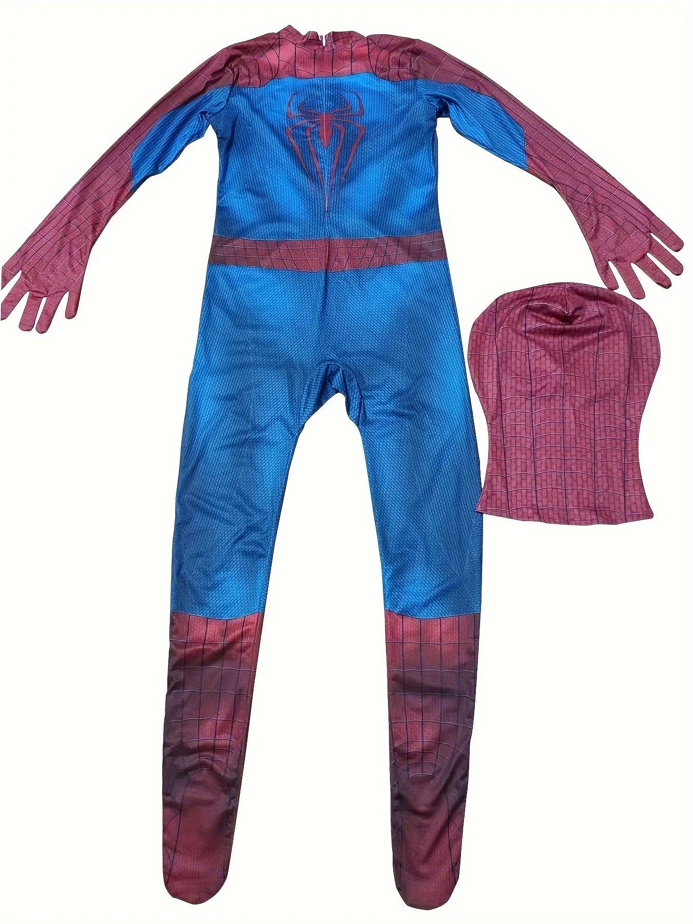 TASM 2 Spiderman Cosplay Boys Amazing Spider Bodysuit Costume Boy Superhero Zentai Outfits Disfraces De Halloween Costume