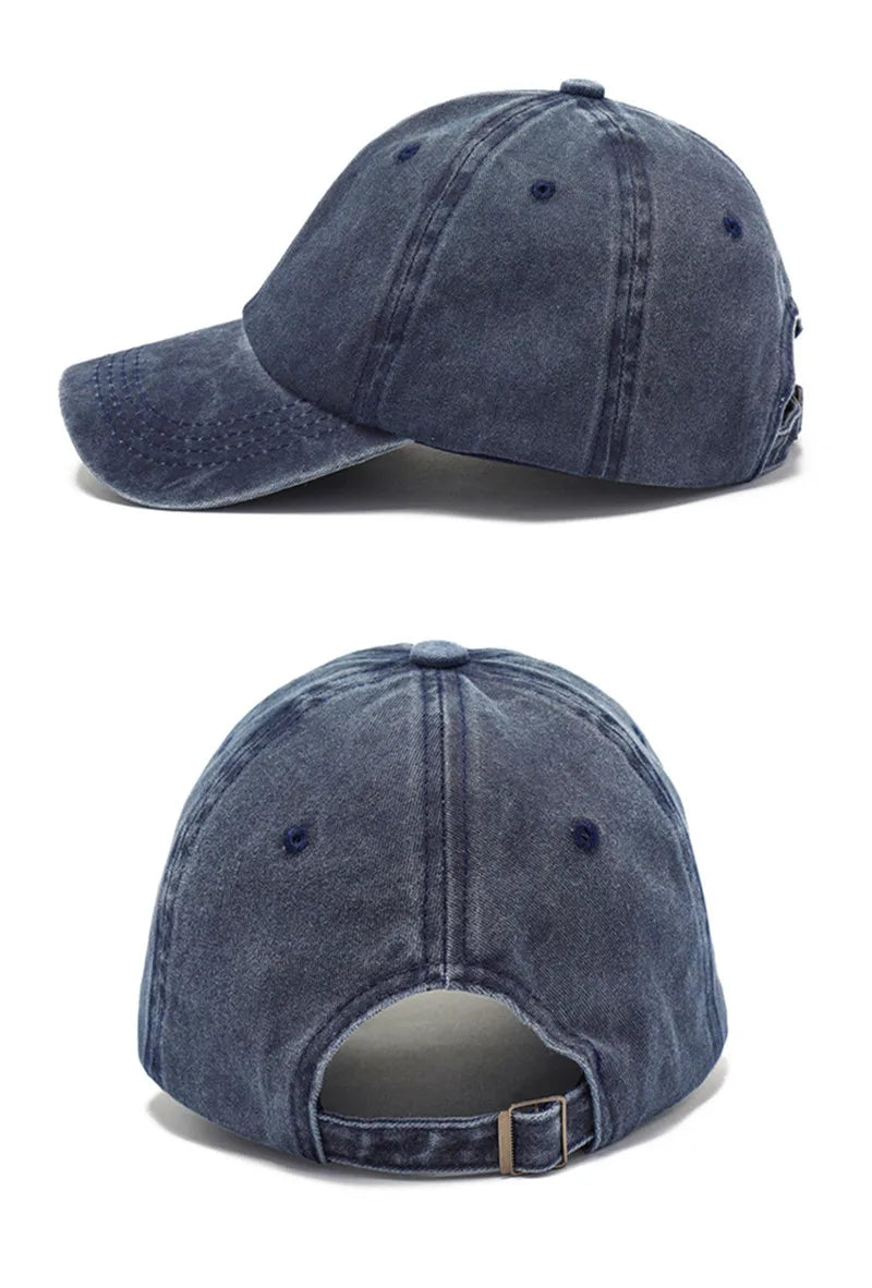 Baseball Cap Summer Distressed Dad Hats Men Outdoor Fishing Skeleton