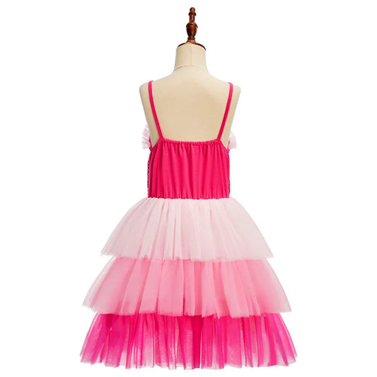 2026 Summer Dresses Children Princess Dress Up Christmas Cute Baby Girl Clothes Halloween Kids Birthday Party Cosplay Costume