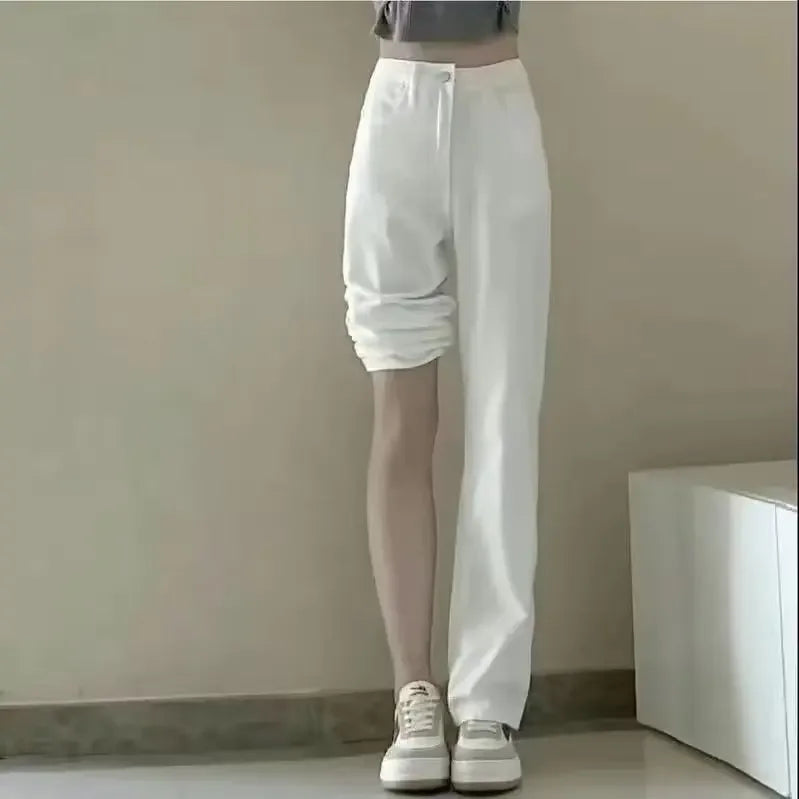 High-waisted Vintage Straight-leg Jeans
