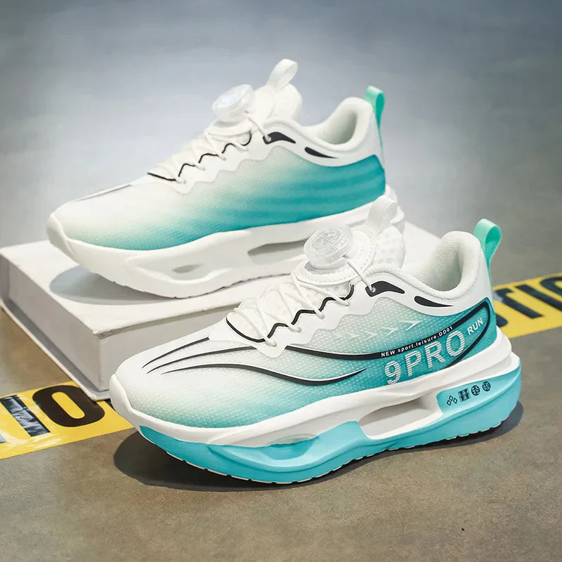 New Cushioning Running Shoes for Childrens Lightweight Sport Shoes Breathable Casual Sneakers Non-Slip Outdoor Boy Girl Training