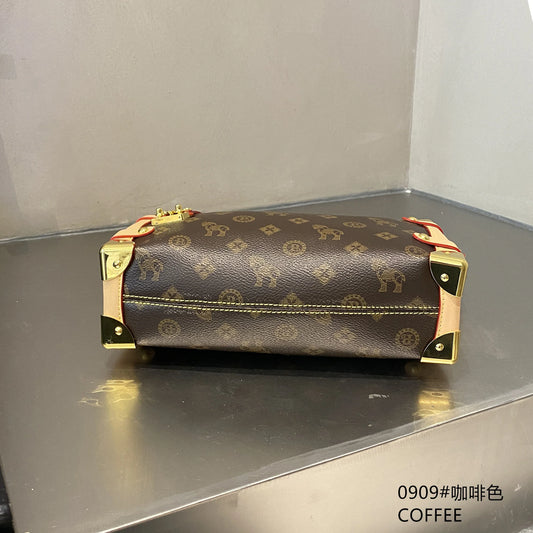 2025 Coffee Brown Crossbody Bag for Women - 可调节 Strap Shoulder Purse, Stylish Underarm Handbag, Lightweight Small Casual S