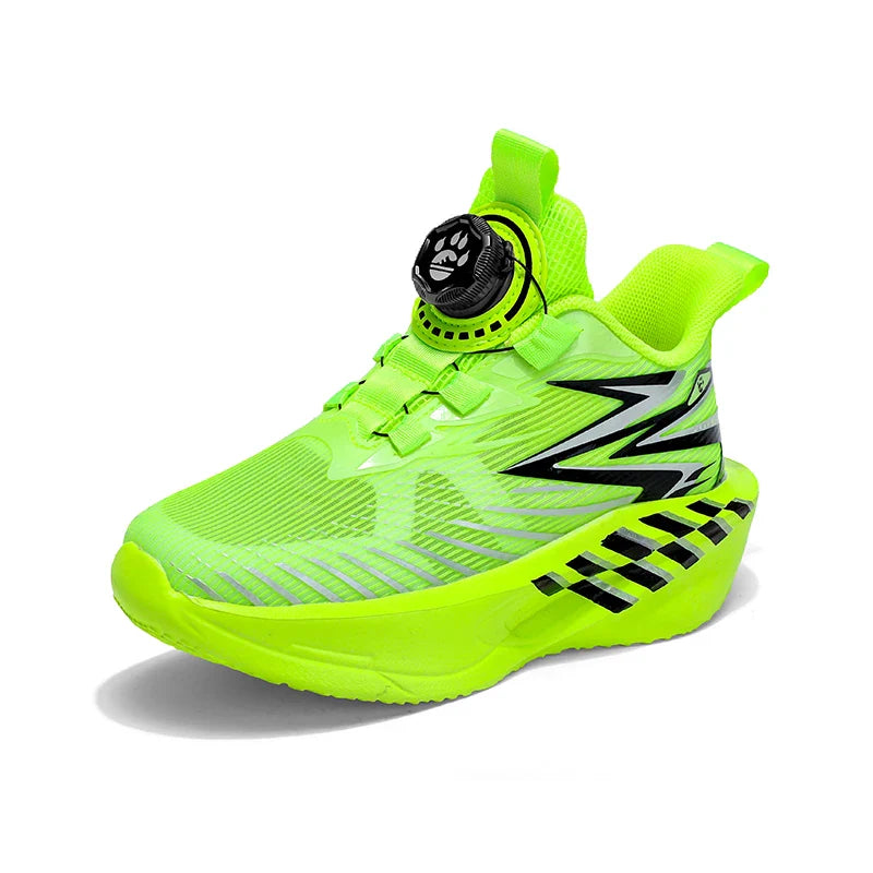 Children‘s Basketball Shoes Non-slip Breathable Running Shoes Lace-up Boys Girls Training Sneakers Athletic Shoes Tennis Shoes