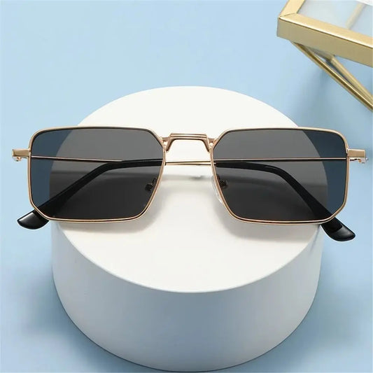 Retro Square Sunglasses Men Women Brand Designer Vintage Metal Frame Sun Glasses Classic Outdoors Driving Shades Uv400 Gafas