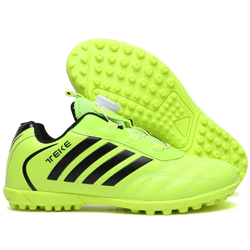 New Kids Soccer Shoes School Football Boots Boys Girls Cleats Grass Sneakers Child Outdoor Athletic Training Sports Footwear