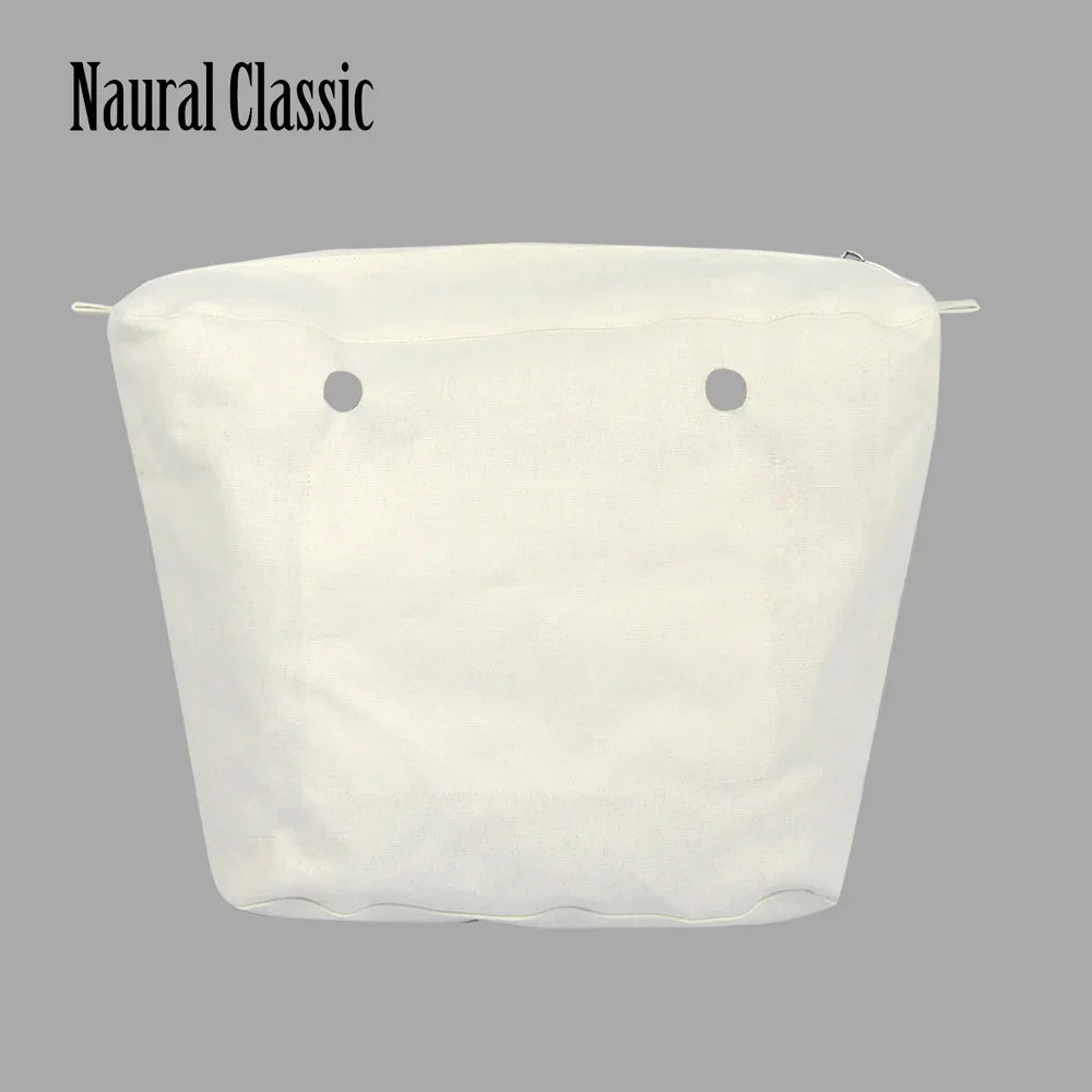 New Waterproof Inner Bag Organizer Insert Zipper Pocket for Classic Mini Obag Canvas Material for O Bag