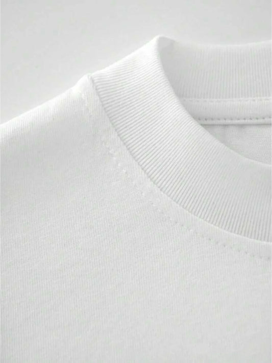 Letter Print Cool Trend 100% Cotton Men Woment T-shirt Summer Autumn Daily Outdoor Sports Party Casual Loose Street Short Sleeve