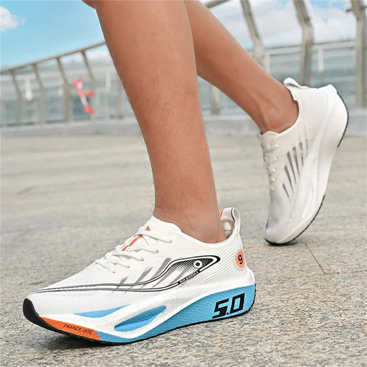 New Sports Shoes for Men&Women, Running Sneakers, Carbon Plate, Male Marathon Racing, Shock-absorbing, Athletics Training Shoes