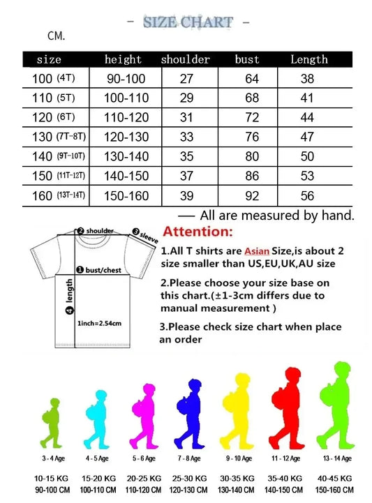 Kids Print Short Sleeve T-Shirt Set Fashionable and Fun for Little Gamers