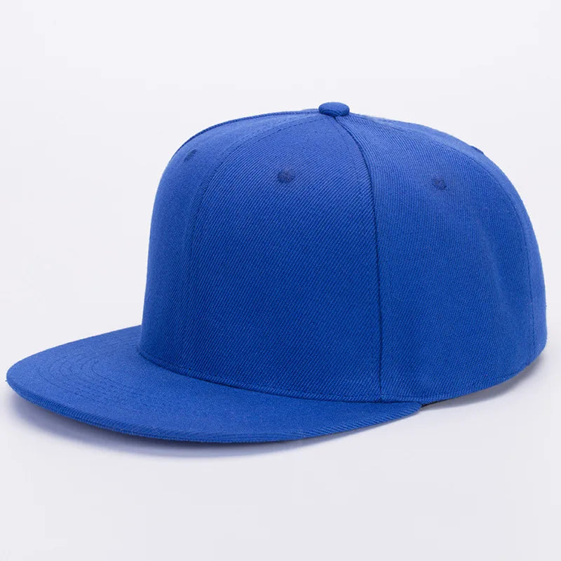 Customized Blank Flat Brim Baseball Cap Men Hip Hop Snapback Sun Hat Women Spring Print Embroidered Logo Visor Cap Streetwear
