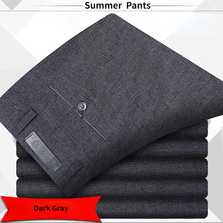 High Quality Men's Classic Business Suit Pants Spring Summer Pants High Waist Autumn Trousers Casual Pant Dropshipping GOZBKF