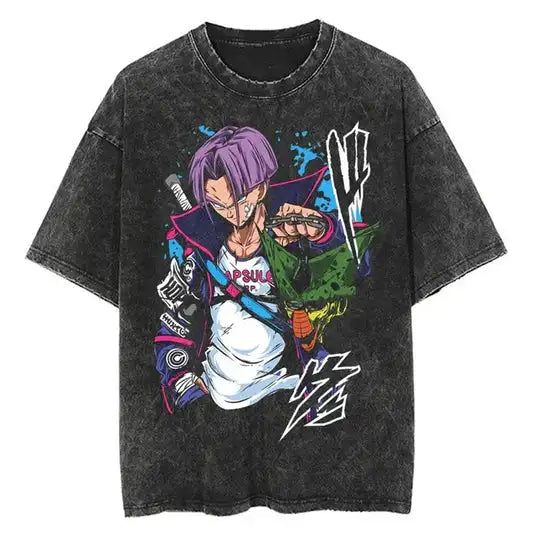 T-shirt Man Women Vintage Washed Short Sleeve Tee Streetwear Loose Casual Top Summer Y2k 2026