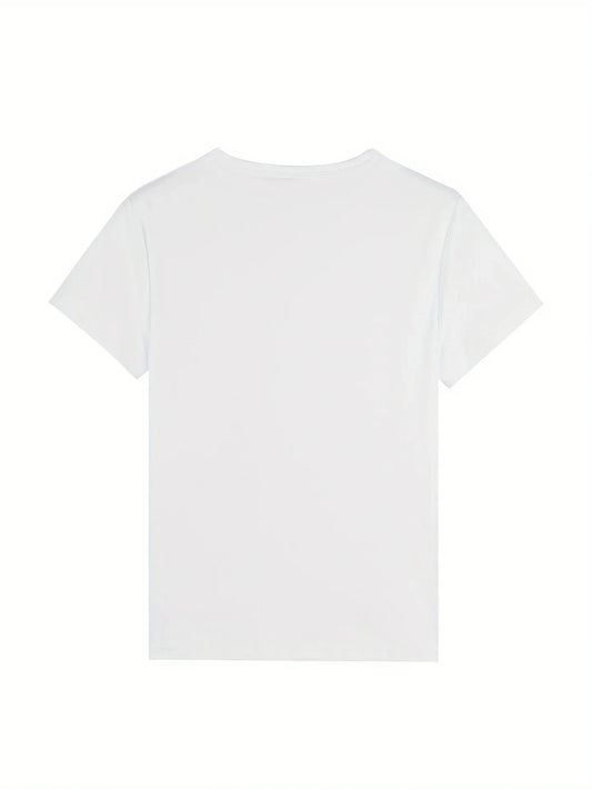 Brooklyn USA Women's Tee - Varsity Style Graphic, Casual Daily Wear