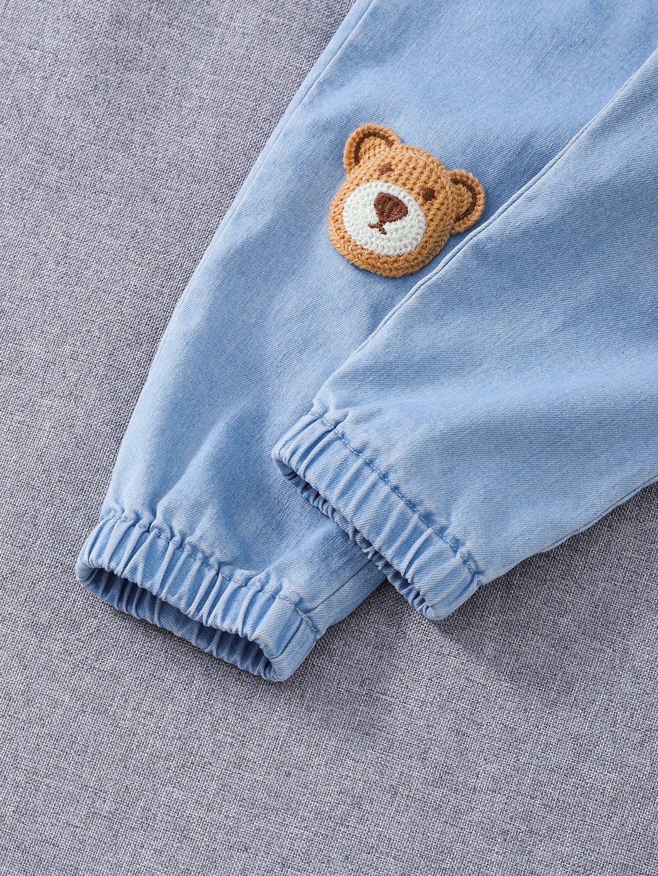Baby Boy Summer Casual Animal Print Polo Shirt + Jeans Two-Piece Set Infant Clothing Outfit