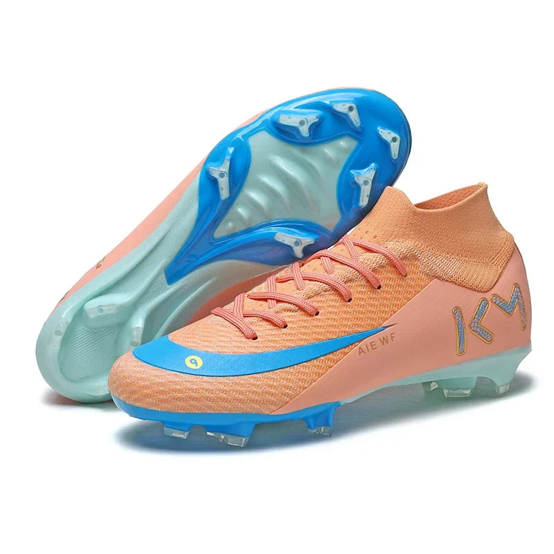 New Men Match Football Boots Ankle Non-Slip TF/FG Professional Soccer Shoes Boys Sneakers Comfortable Sports Shoes Unisex
