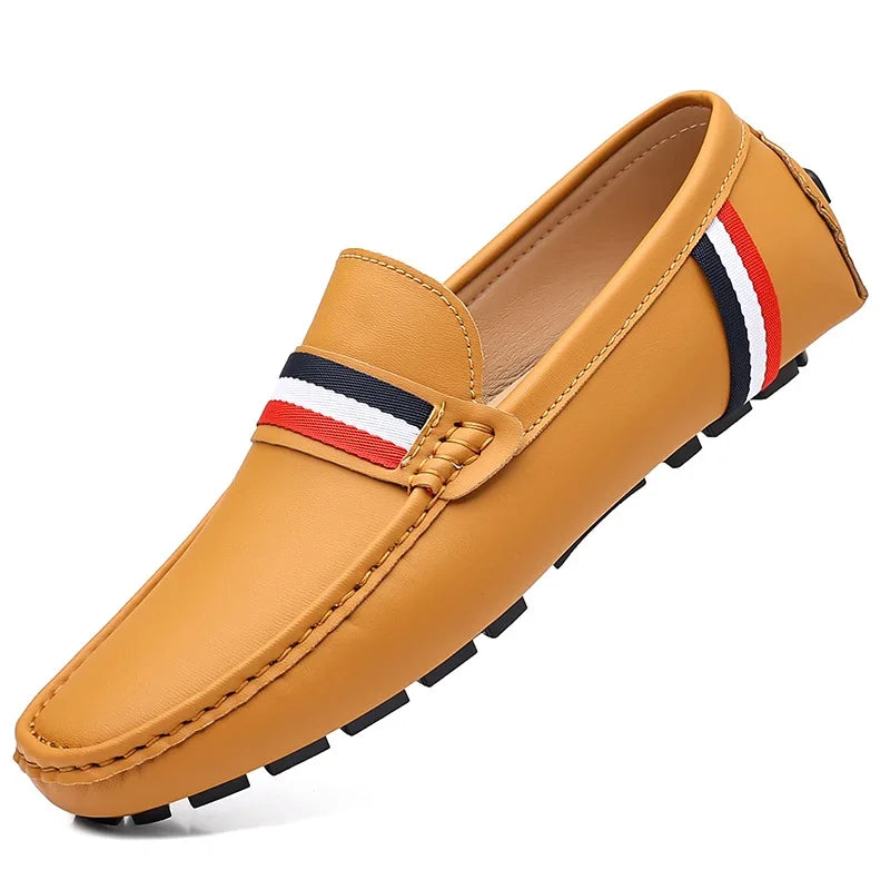 Men Shoes Slip on Loafers Mens Business Office Shoes Classic PU Leather Men's Loafer Shoes Casual Men Driving Shoes Men's Shoes