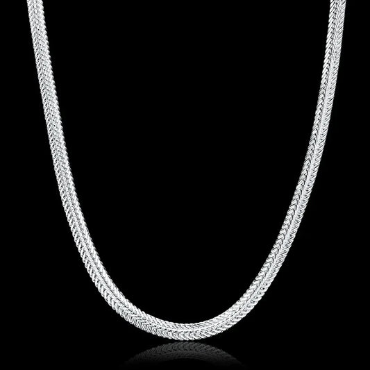925 sterling silver Snake chain Necklace Noble for women men jewelry designer wedding engagement gifts 50/60cm wholesale price